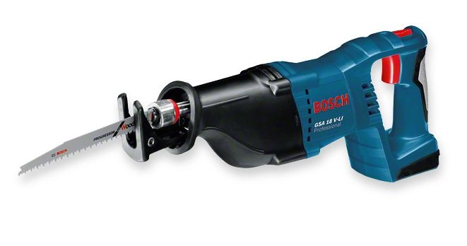 Пила аккумуляторная сабельная Bosch GSA 18 V-LI